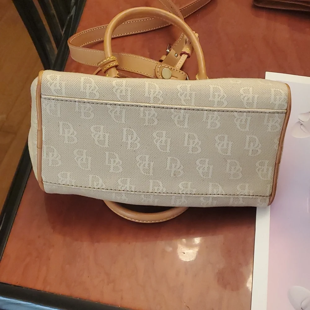 Dooney & Bourke‎ Monogrammed Mini Domed Tassel Satchel